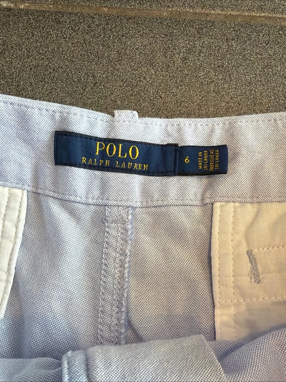 Polo Ralph Lauren Women’s Light Blue Shorts Size 6 Resort 100% Cotton